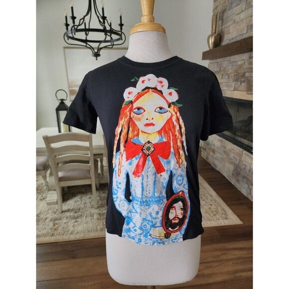 Designer‎ Inspired Eclectic Tshirt Small RARE - Picture 1 of 8
